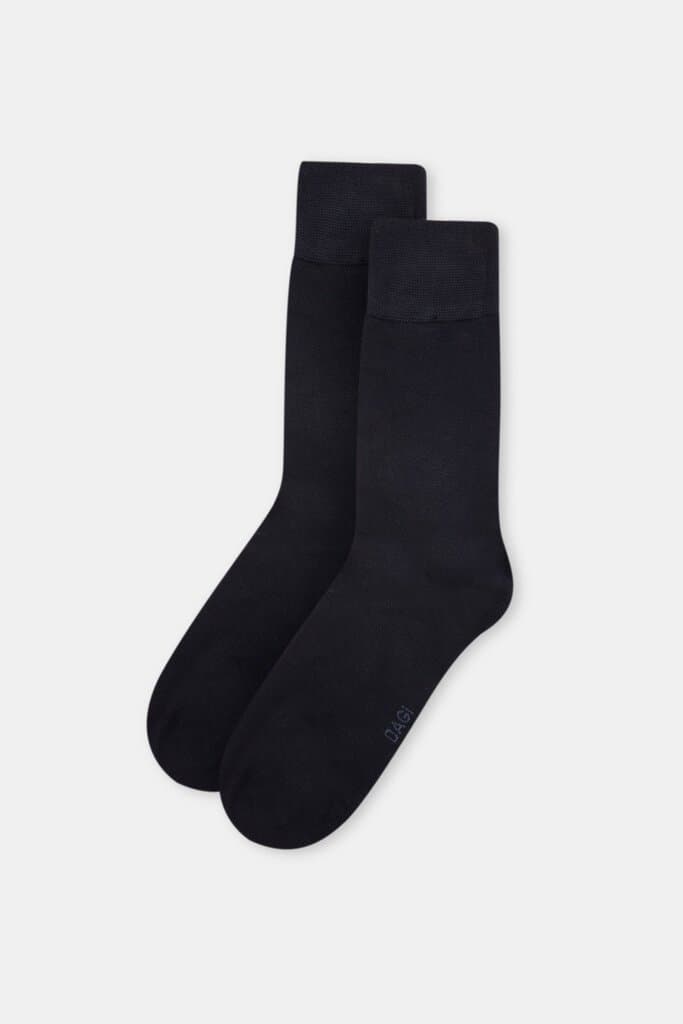 Dagi Navy Blue Bamboo Men's Socks (20/1)