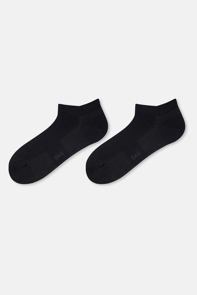 Dagi Men's Black Coolmax No-Show Socks 2