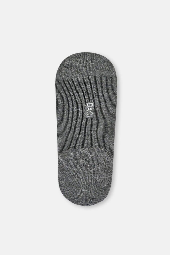 Dagi Men's 2-Pack Grey-Navy Blue Cotton Striped Slipper Socks 5
