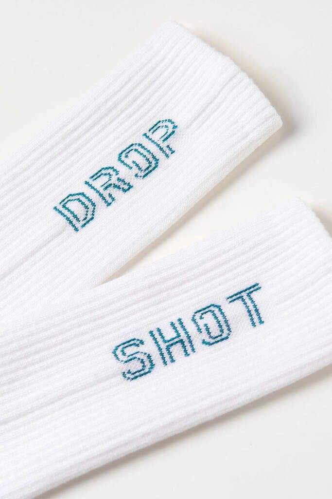 Dagi Men's 2-Pack White Drop Shot Socks 2