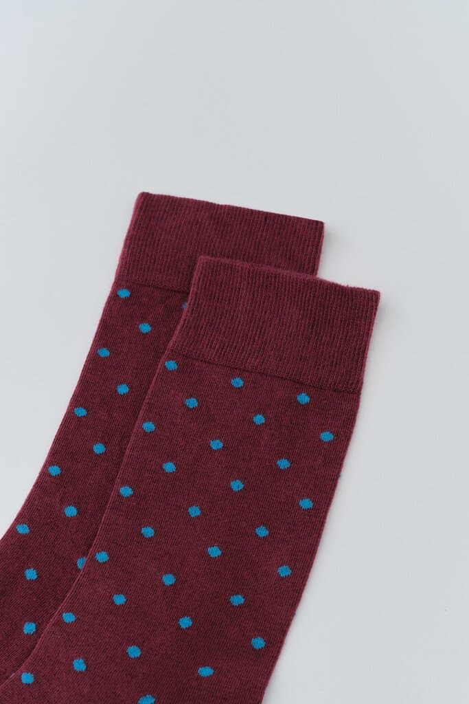 Dagi Dark Burgundy Socks 2