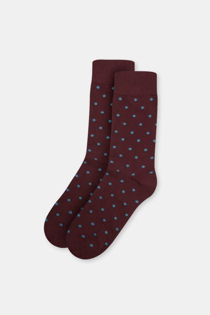 Dagi Burgundy Socks
