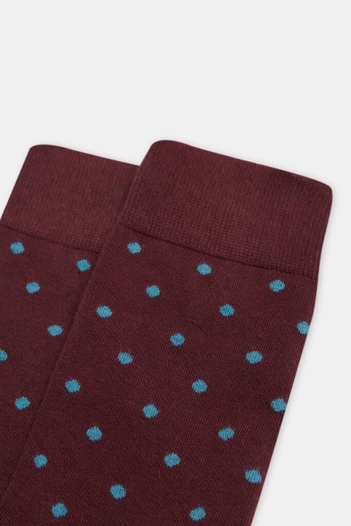 Dagi Burgundy Socks 2