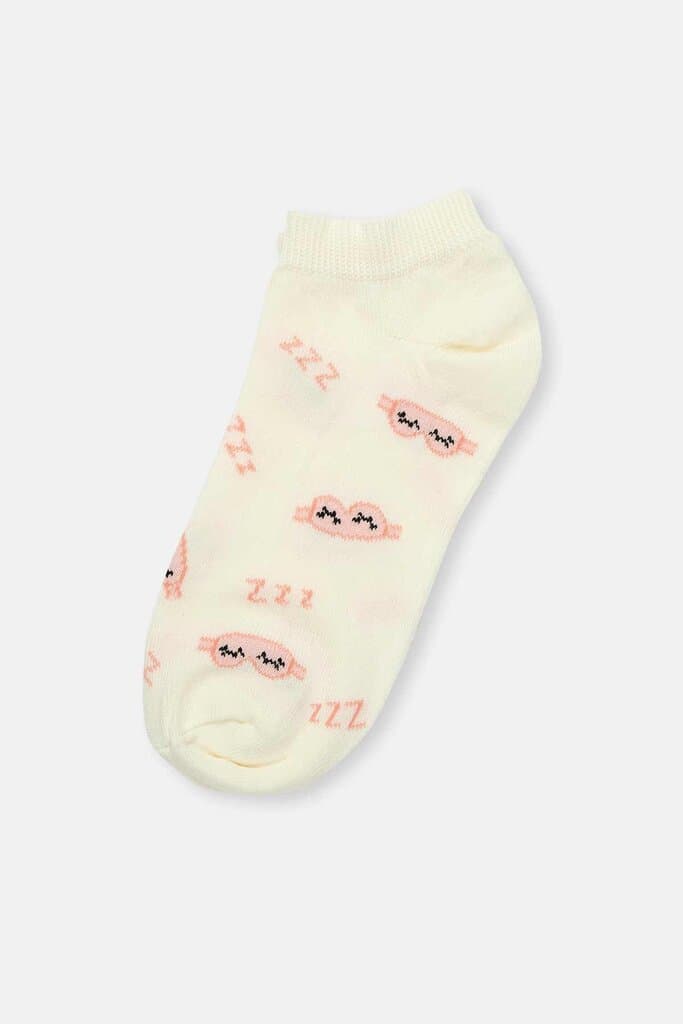 Dagi Women's 4-Pair Assorted Patterned Slipper Socks 5