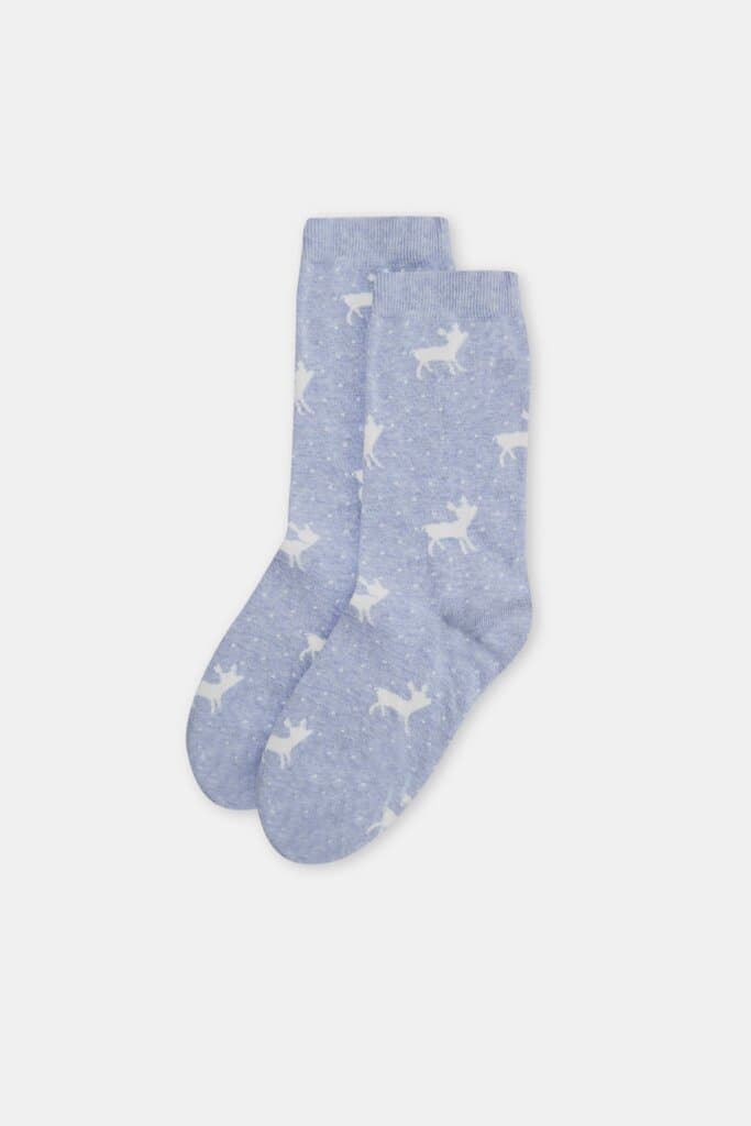 Dagi Blue Melange Socks