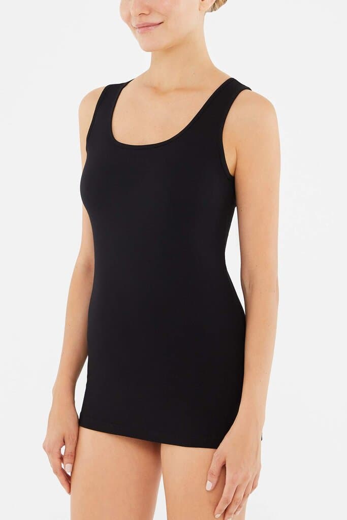 Dagi 2-Pack Black Cotton Tank Tops 4