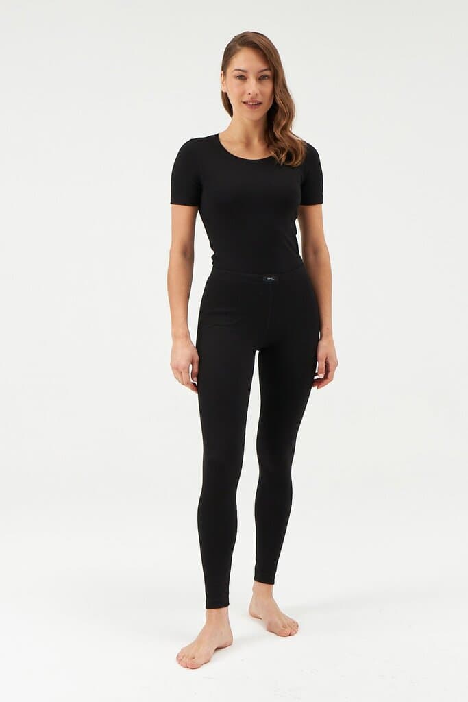 Dagi Women's Black Thermal Underwear Bottoms