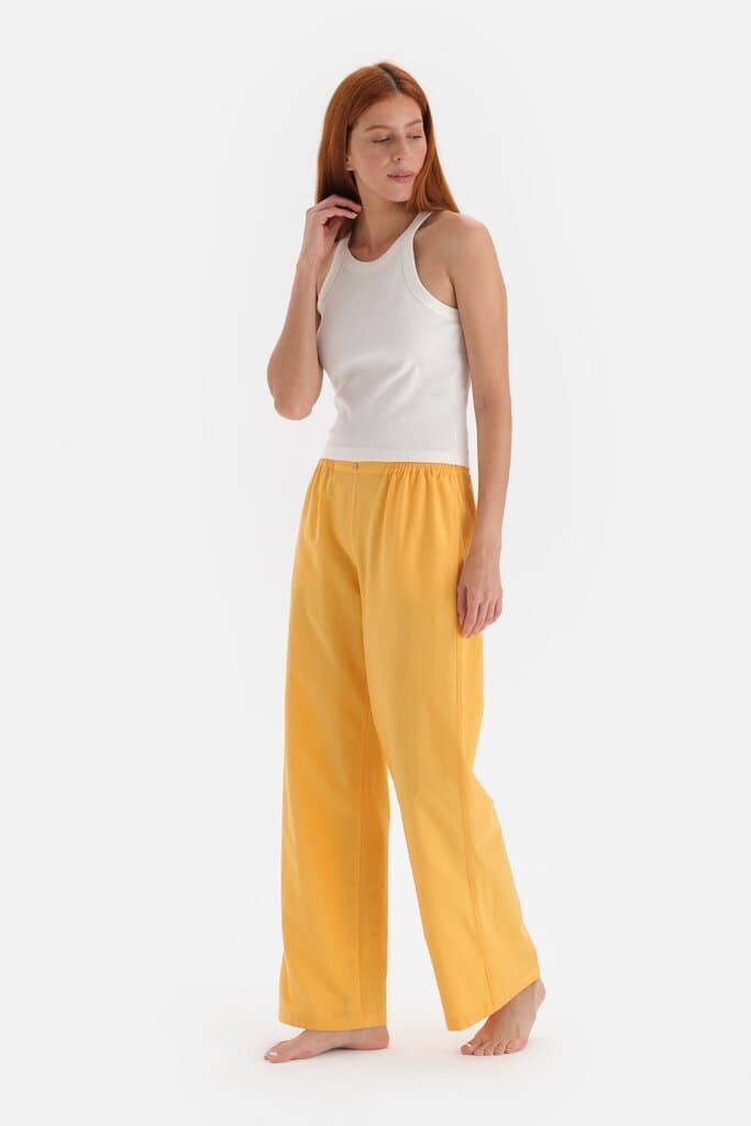 Dagi Broken White Knit Cotton Pajama Set 3