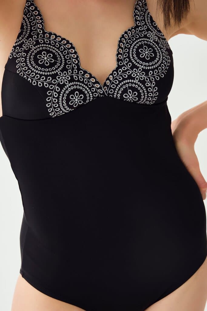 Dagi Black Halter Neck Swimsuit 3