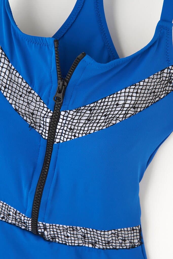 Dagi Drawstring Knit Pattern Swimsuit 3