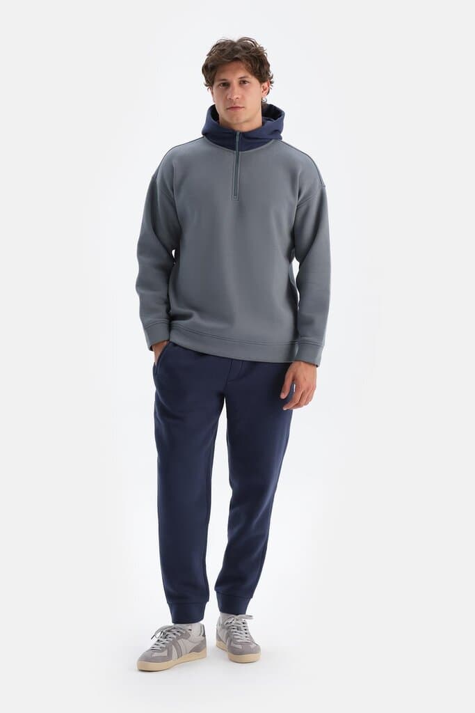 Dagi Navy Blue Men's Fleece Joggers