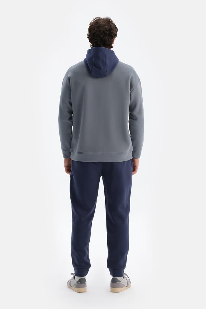 Dagi Navy Blue Men's Fleece Joggers 2