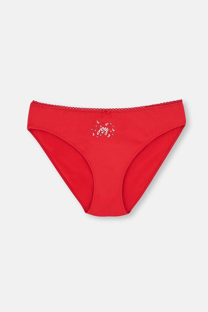 Dagi Red 3-Pack Printed Cotton Briefs 6