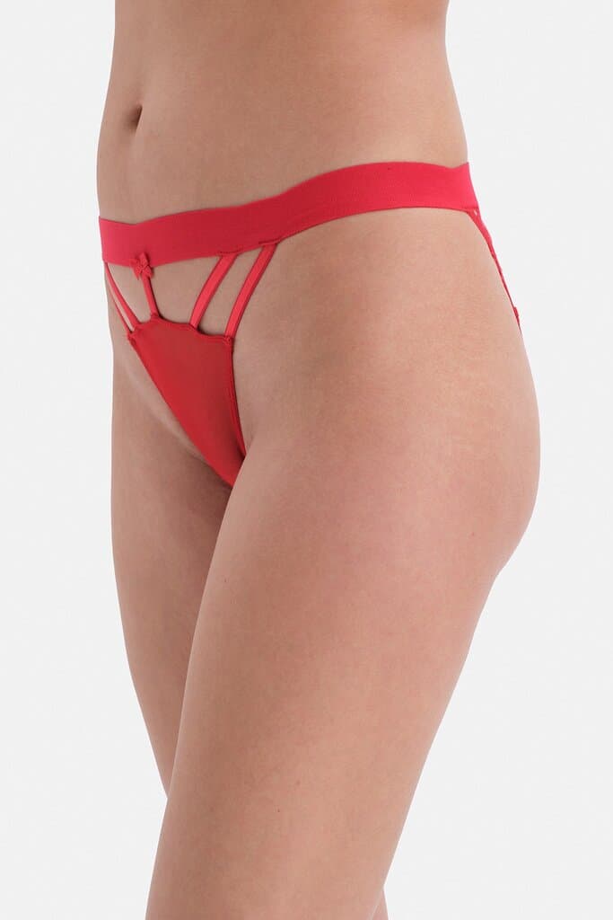 Dagi Red String Detail Brazilian Mesh 3