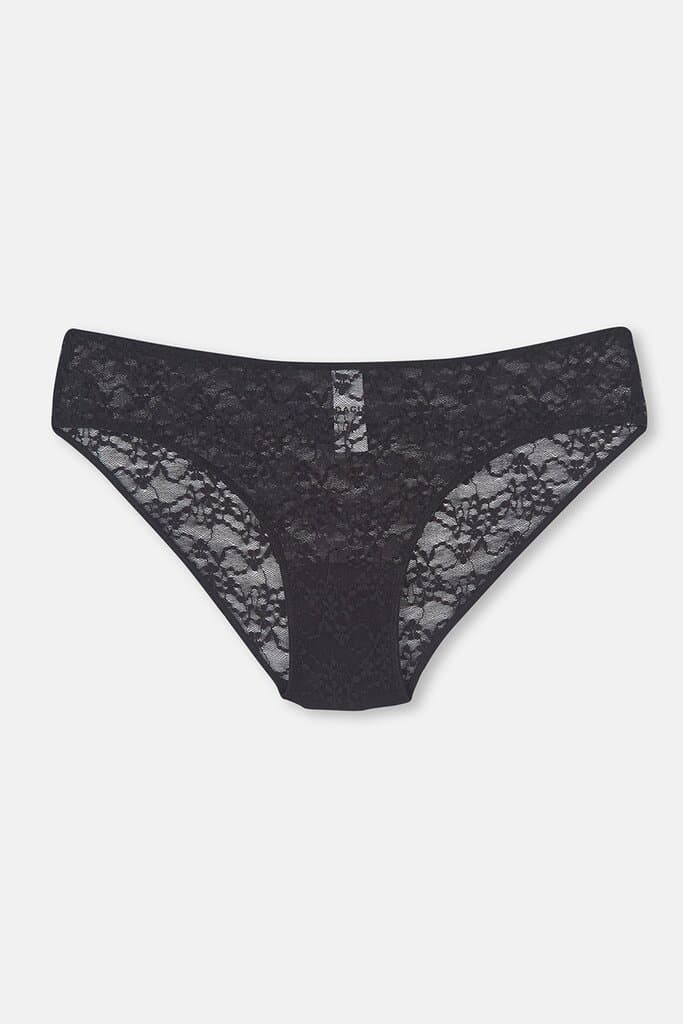 Dagi Black Lace Slip