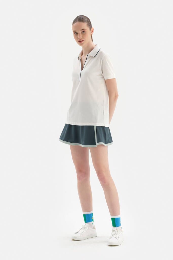 White Dagi Active Cotton Polo Shirt 5