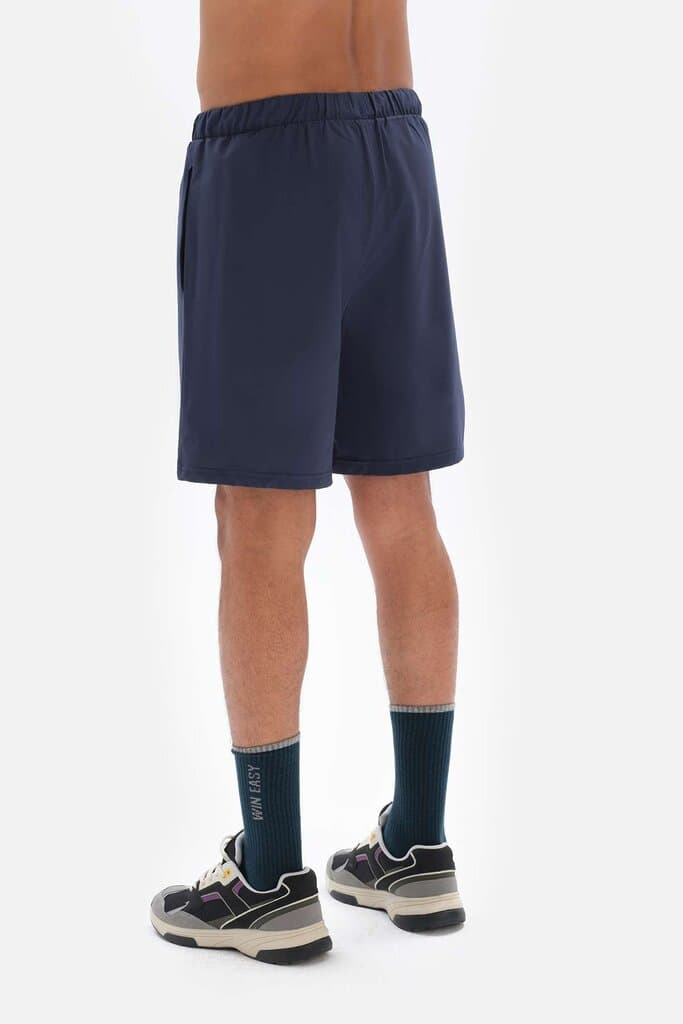 Navy Blue Dagi Active Men's Basic Shorts with Tight Lining 5