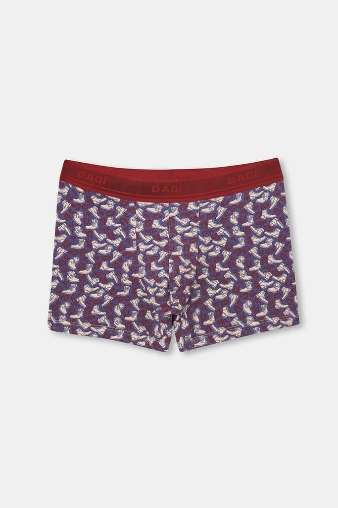 Dagi Compact Shoe Print Boxer Shorts