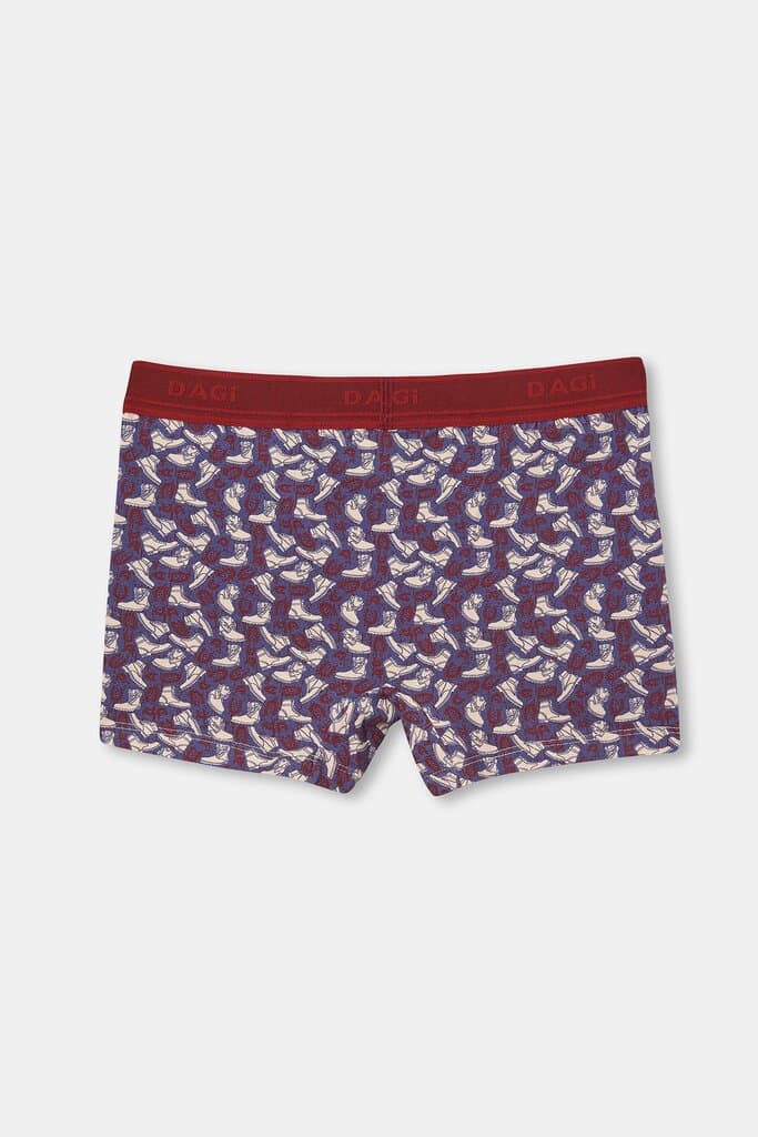 Dagi Compact Shoe Print Boxer Shorts 3