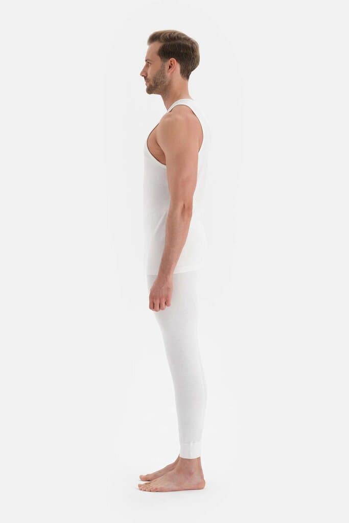 Dagi Off-White Thermal Men's Undershirt 4