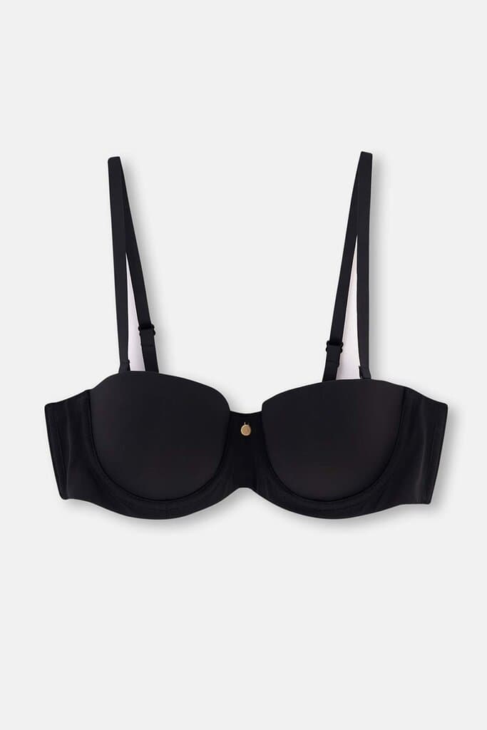 Dagi Black Calla Strapless Bralette
