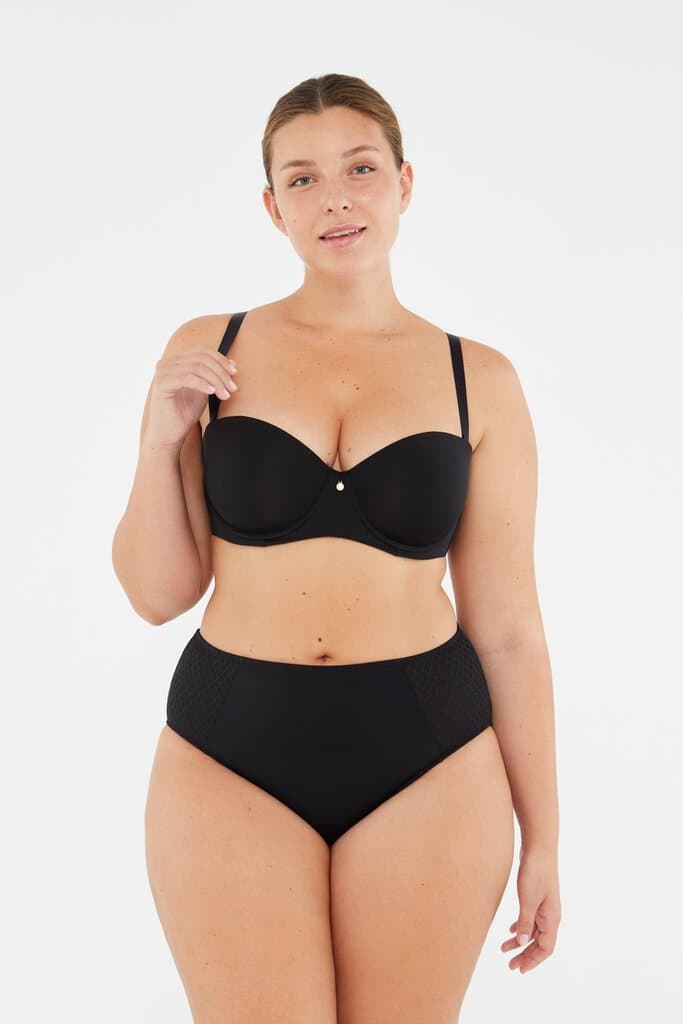 Dagi Black Calla Strapless Bralette 2