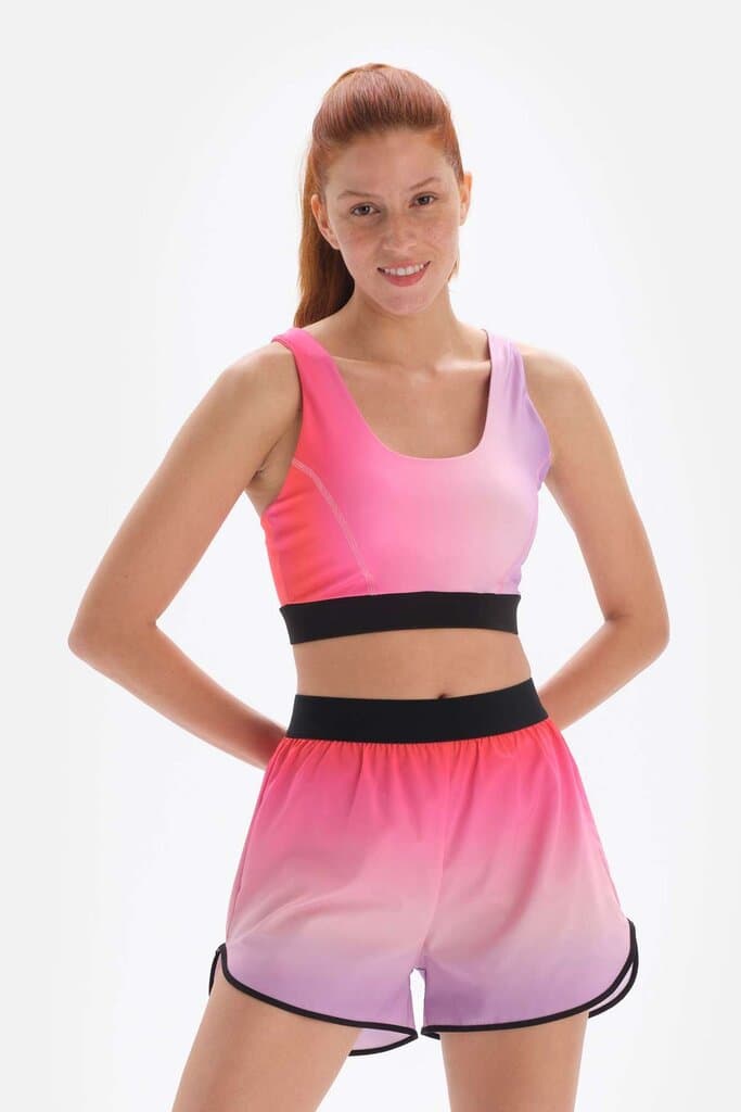 Dagi Pink Mountain Active Sports Bra 8