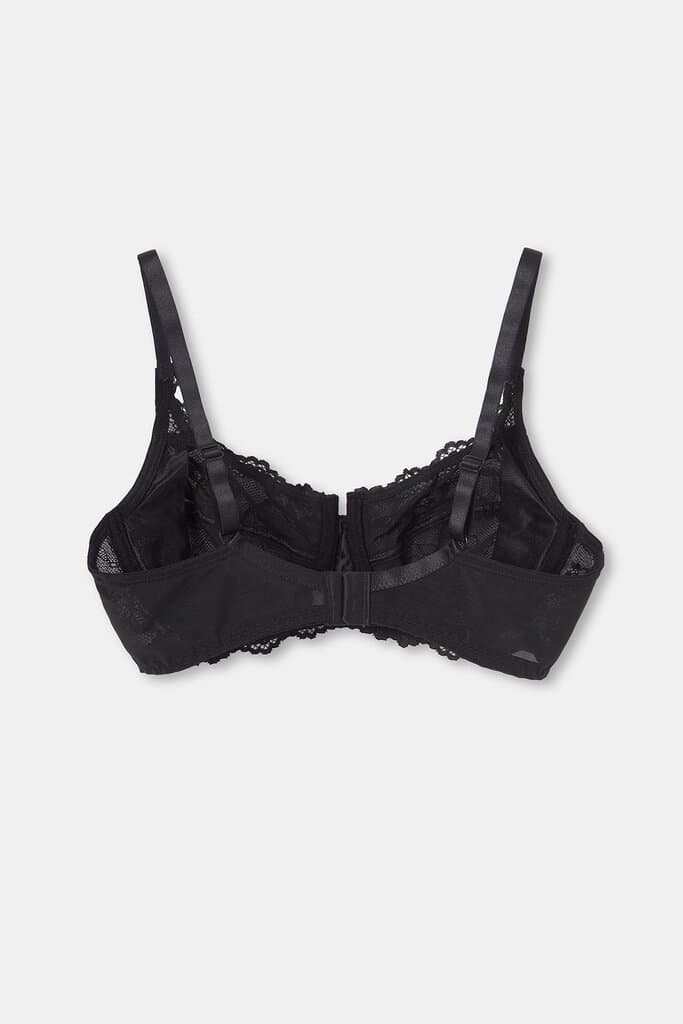 Dagi Black Lace Balconette Shaping Bra 8