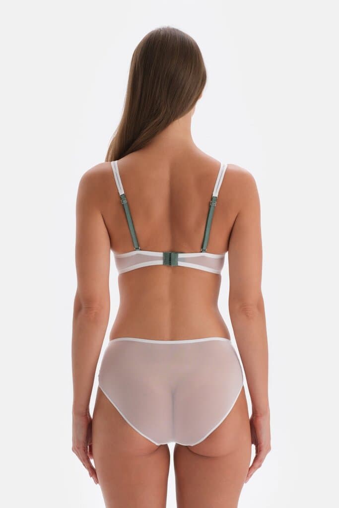 Dagi Hipster Underwear with Ecru Floral Embroidery 3