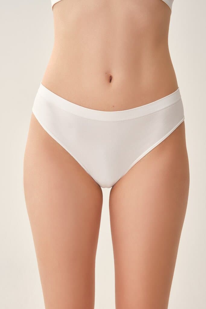 Dagi White Seamless Thong