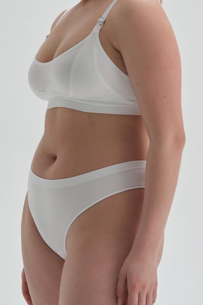 Dagi White Seamless Thong 4