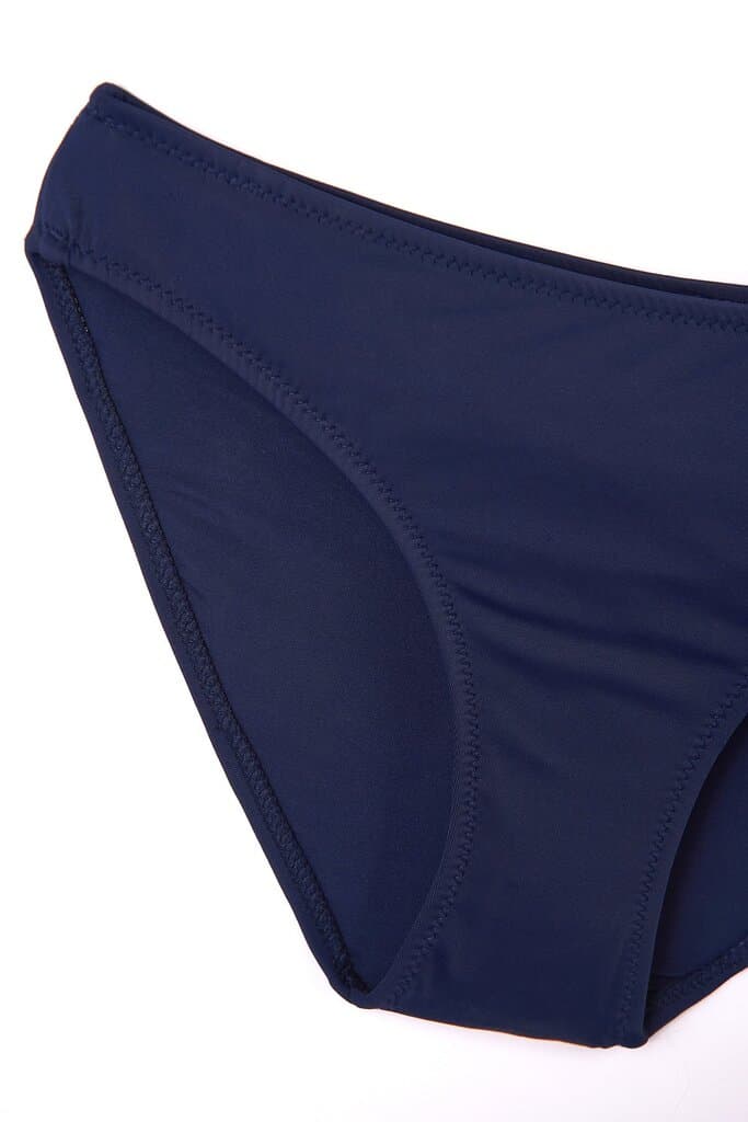 Dagi Navy Blue High-Waisted Bikini Bottom 2