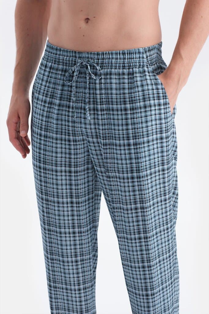 Dagi Blue Gingham Shirt and Shorts Set 6