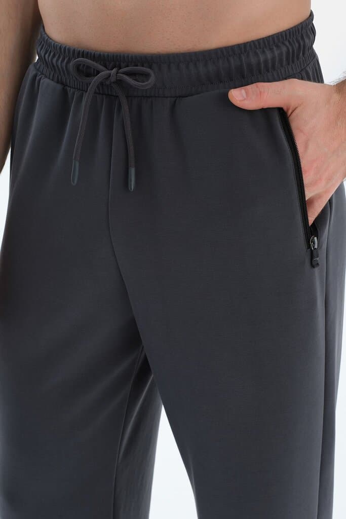 Dagi Smoked Straight Leg Modal Trousers with Pockets 6