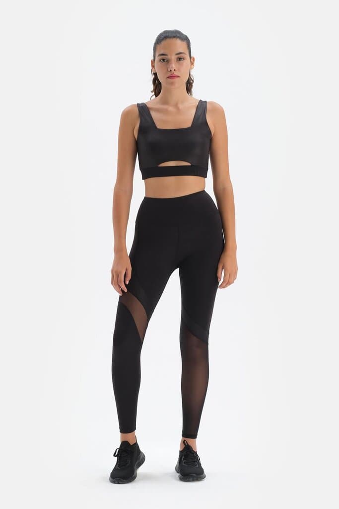 Black Dagi Active Panel Leggings 5