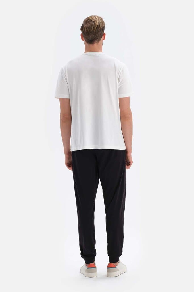Dagi Black Knit Jogger Pajama Bottoms 2