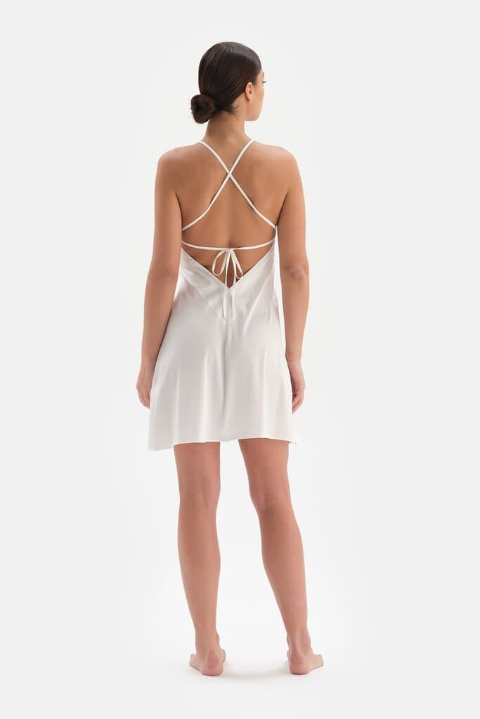 Dagi White Satin Bride Nightgown 2