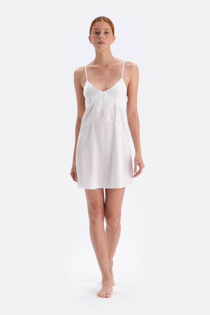 Dagi White Satin Bride Nightgown 6