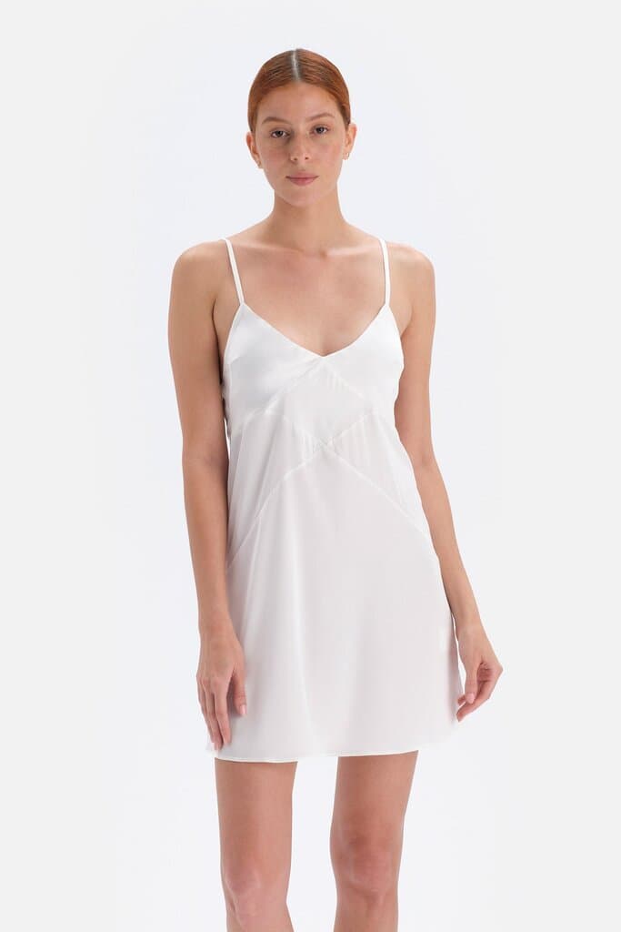 Dagi White Satin Bride Nightgown 11