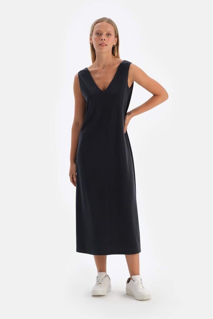 Dagi Black Modal Sleeveless Maxi Dress 5