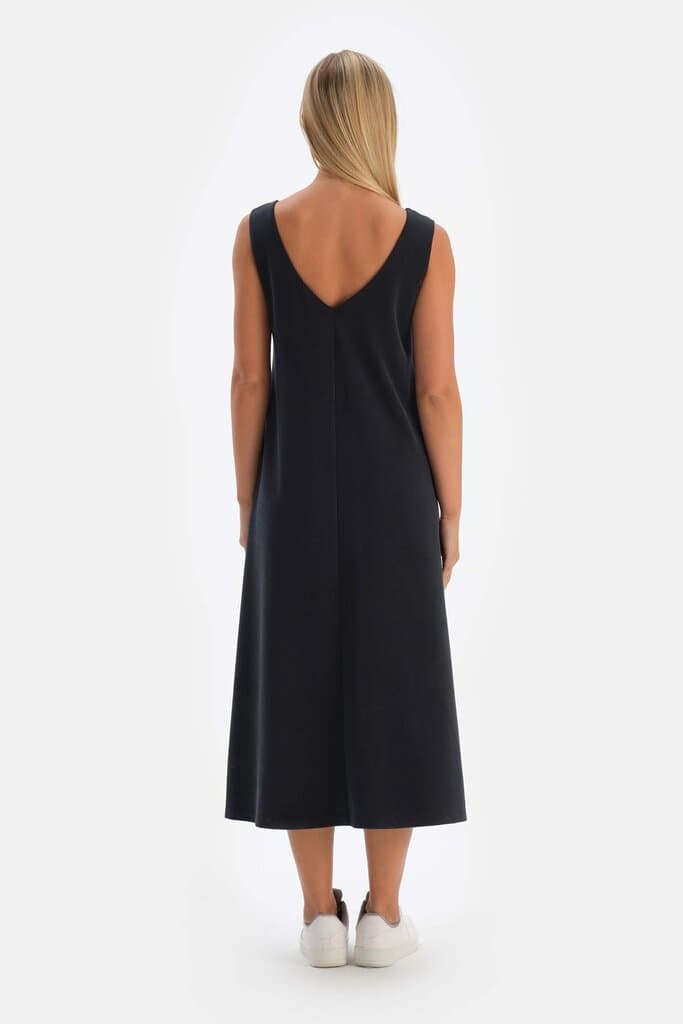 Dagi Black Modal Sleeveless Maxi Dress 2