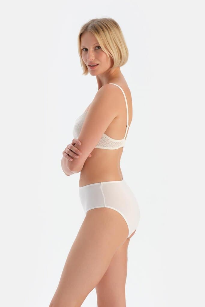 Dagi Women's White High-Waisted 3-Pack Briefs 4