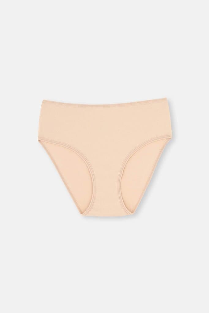 Dagi High-Waisted 3-Pack Slip Shorts in Black, White, and Nude 4