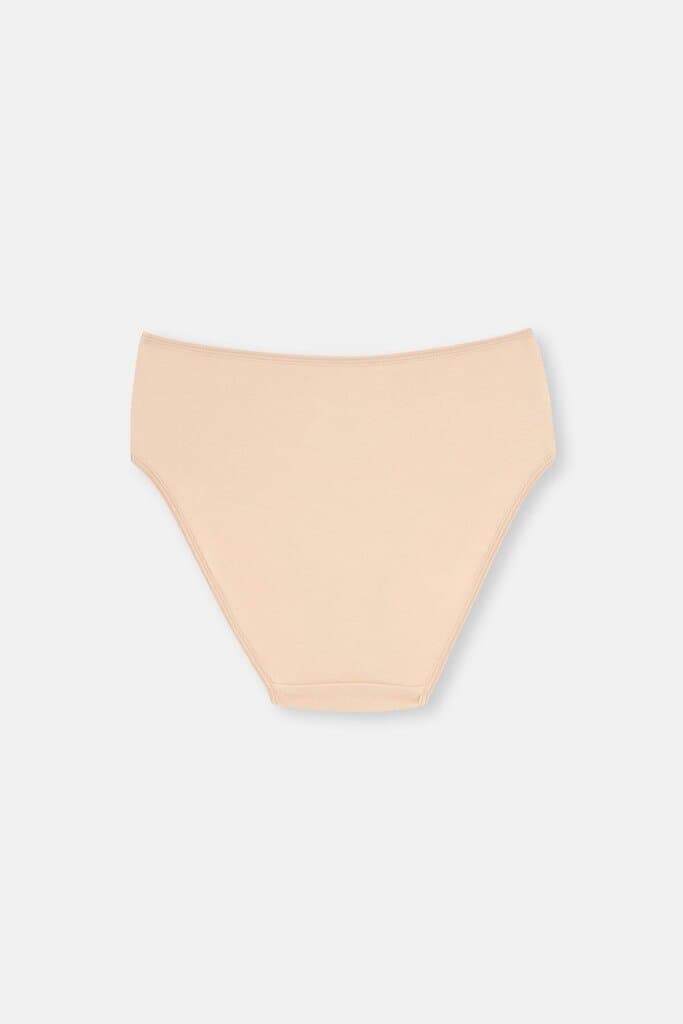 Dagi High-Waisted 3-Pack Slip Shorts in Black, White, and Nude 5