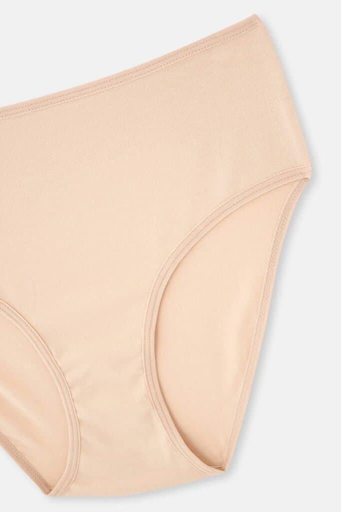 Dagi High-Waisted 3-Pack Slip Shorts in Black, White, and Nude 6