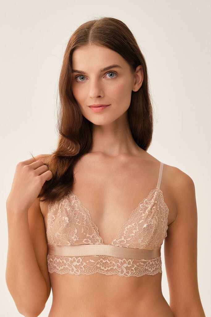 Dagi Pink Wireless Lace Bra