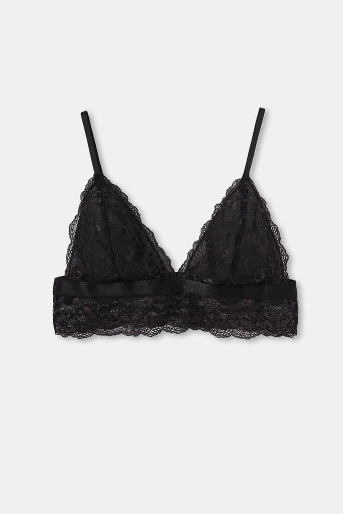 Dagi Black Seamless Lace Bra