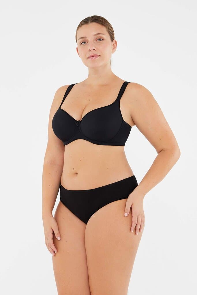 Dagi Black Angel Non-Padded Minimizer Bra 5