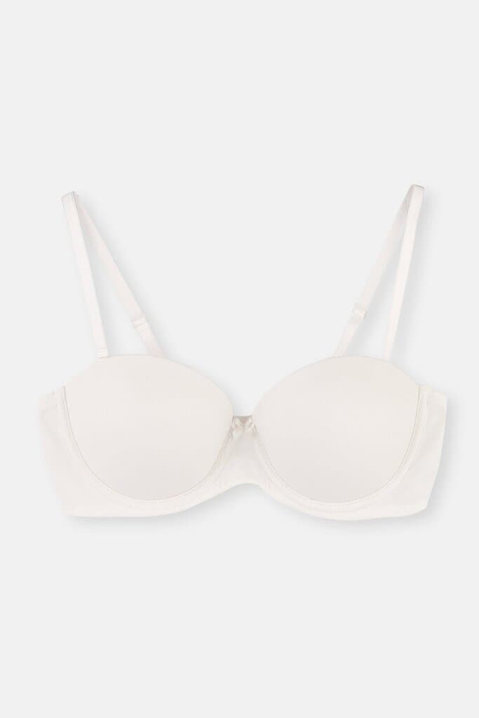 Dagi Ecru Athena Strapless Push-Up Bra