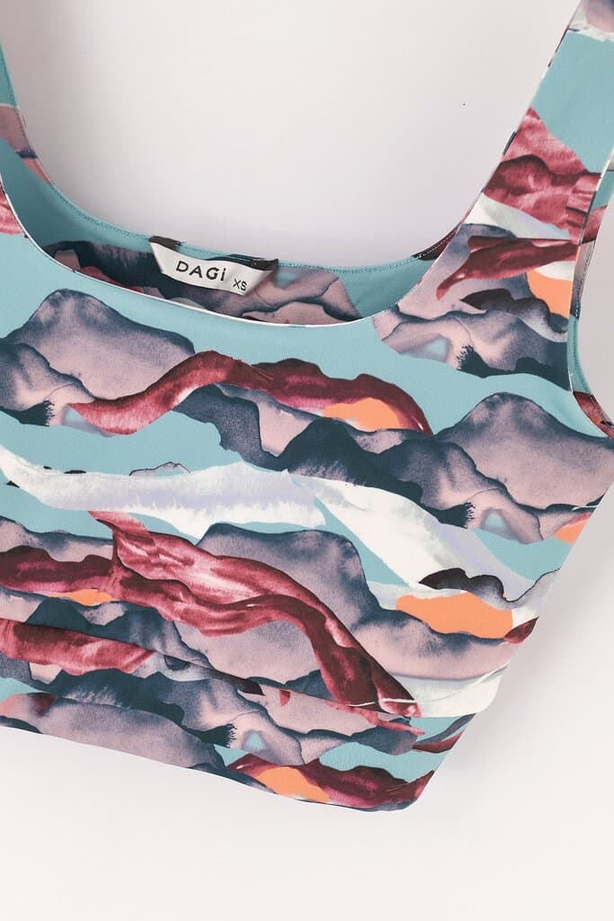 Patterned Dagi Active Patterned Sports Bra 7